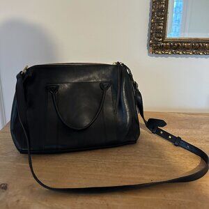 Madewell Black Leather Shoulder Bag